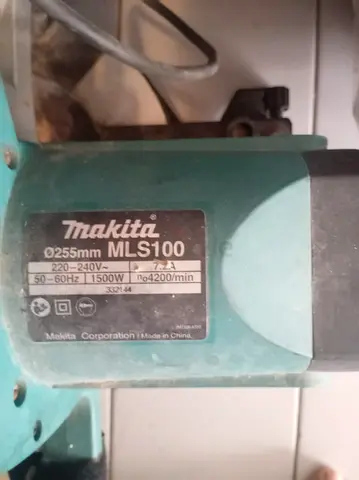 Makita MLS100 255mm (1500W) Power Saw - Used, Working