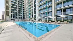 Furnished Studio | Binghatti Azure | Balcony &amp; Pool Access | Ready to move