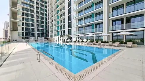 Furnished Studio | Binghatti Azure | Balcony & Pool Access | Ready to move