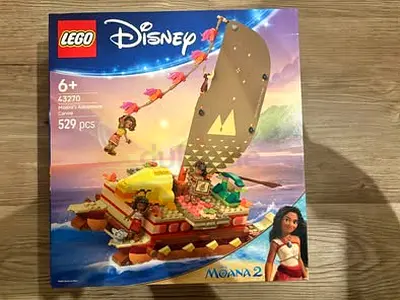 BARGAIN BRAND NEW LEGO 43270 DISNEY MOANA’S ADVENTURE CANOE