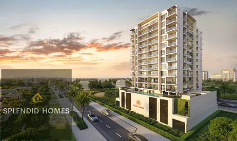 20/80 plan|1BR Apartment | Bliss Tower | Community Facing| Modern U-Shaped Kitchen