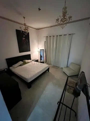 Master bedroom in villa with Swimming pool