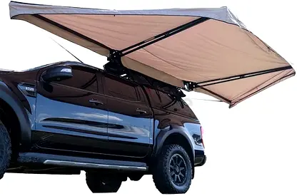 Kings Plus 180° Tourer Freestanding Awning + Bracket (Triple) + Universal Wall