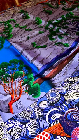 Hermès Paris silk scarf 💎 Limited edition design luxury art large scarf from Hermès