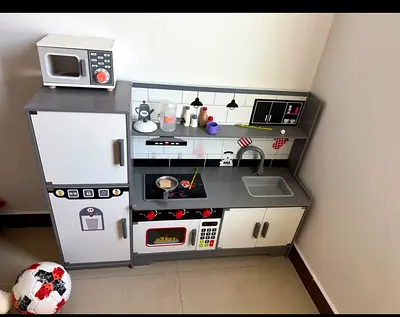 Wooden Play Kitchen Set