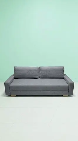 My grey 3-seater sofa - bed good condition
