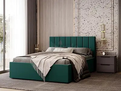 Elegant Brand New Queen size bed nd medical mattress good quality Queen bed storage