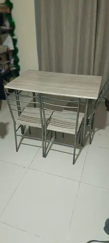 Dining table with chair