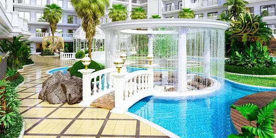 Pool side Living | Calm Interiors | Modern Comfort