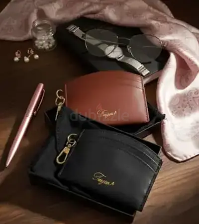 Leather wallets and card holders