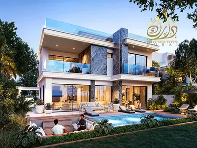 ""5 غرف نوم+غرفة خادمة—خطة دفع محدودة 50/50—1% شهريًا—إطلالة على البحيرة والحديقة""