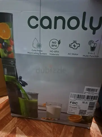 Canoly 3-in-1 Cold Press Juicer - New in box