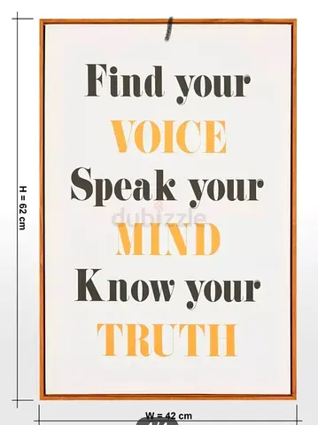 Frame Motivational Print ...Negotiable