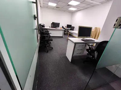 250 sft Fully Furnished Office Near City Center Metro Station Port Saeed for only AED 36000