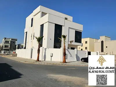Luxury 7BR Corner Villa for Sale in Al Zahia Ajman | 3 Floors with Elevator, Rooftop Seating, Central AC, Spacious Layout, Negotiable Price