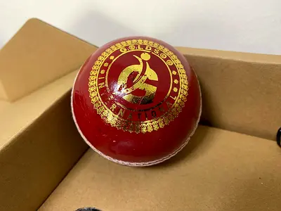 Cricket Hard leather Cork ball Red