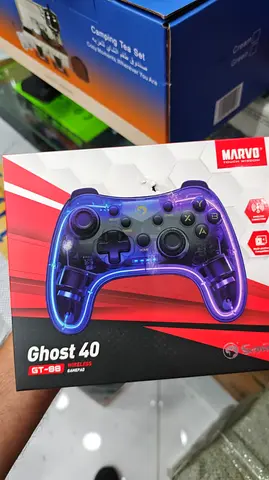 Marvo Ghost 40 GT-88 Wireless Gamepad (Transparent Blue) - Good Condition