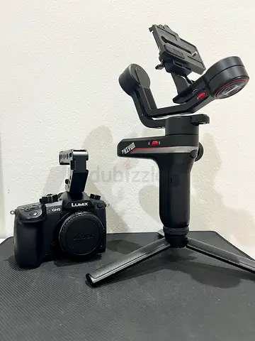 Lumix gh5 with adapter Ef mark 2 with Bag and gimbal zhiyun