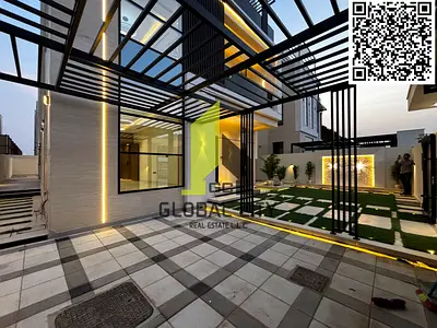 فيلا رائعة مكونة من 5 غرف نوم في منطقة الباهية، بالقرب من الطريق السريع E311، فيلا عصرية مع مسبح وحديقة، مساحة الأرض 4200 قدم مربع، مساحة البناء 4500