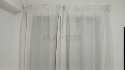 White Curtain Panels (Pair) - Light-filtering