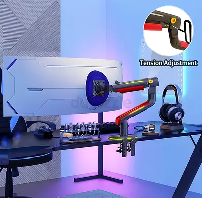 Ultrawide Monitor Arm Desk Mount for Max 60 inch Computer Screen