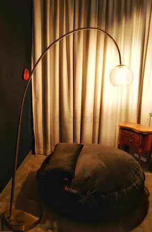 West Elm Arc Floor Lamp – Excellent Condition (Includes Vintage Bulb)