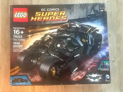 BARGAIN BRAND NEW LEGO 76023 DC THE  TUMBLER DENTED BOX