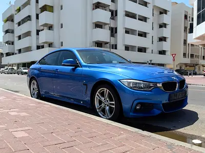 BMW 420i Gran Coupé M Sport Package 2017 | GCC | Blue / Red | Sporty  Clean