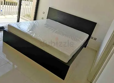 IKEA Malam king size 180×200cm bed frame with IKEA mattress and 2 big storage drawers underneath is