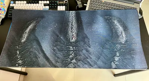 4pcs XL mouse pad/ Keyboard pad - only 45aed