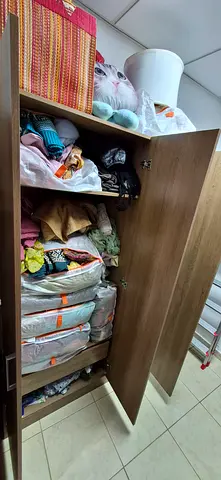 Wardrobe  3 door wooden with mirror