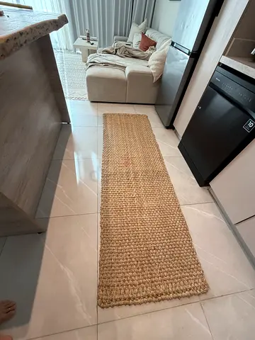 Natural Jute Runner Rug