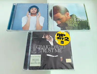 3 Craig David Music CD’s