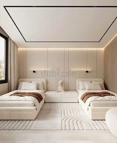 2 single size beds