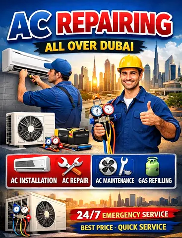 AC Repair  Complete Services in Dubai | Gas Refill | Cleaning | Duct Cleaning