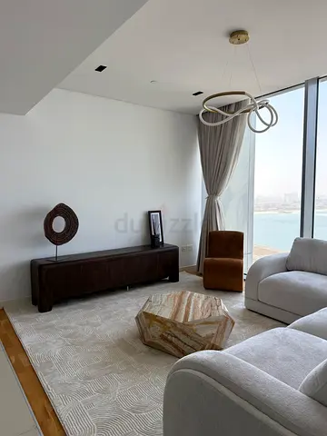 Hard wood tv unit with interior shelves