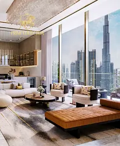 Full Burj Khalifa View | 1BR + Study | Prime Investment