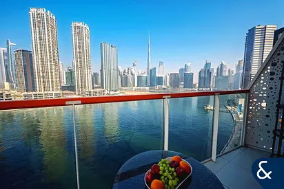 Modern | Panoramic Canal & Burj View | Vacant