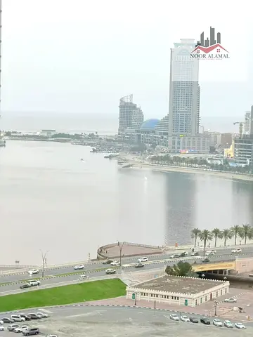 الشارقه التعاون مقابل فندقي اوريانا شقه مفروش فرش سوبر لوكس اول ساكن