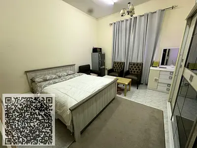 ستديو مفروش للايجار الشهر بعجمان البستان