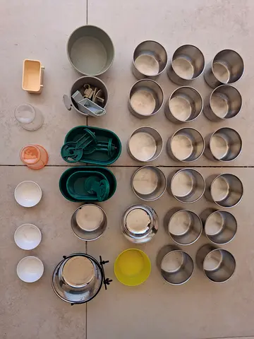 Huge Bulk Set: 35+ Cat Feeding Bowls  Gravity Waterers