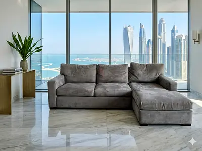 Crate Barral axis L Shape sectional sofa