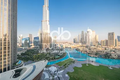 شقة مفروشة بغرفتي نوم | منطقة جراند أوبرا | إطلالة على البرج والنافورة