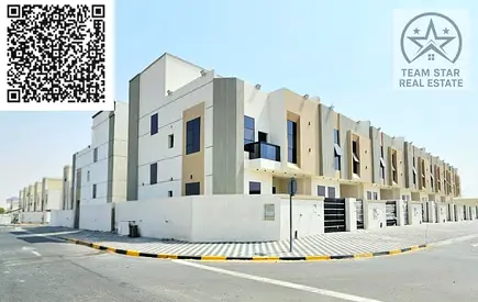 فيلا للإيجار في الحليو – عجمان | 4 غرف ماستر | خزائن ملابس | رووف | أول ساكن | قريبة من شارع محمد بن زايد | 85 ألف سنوياً