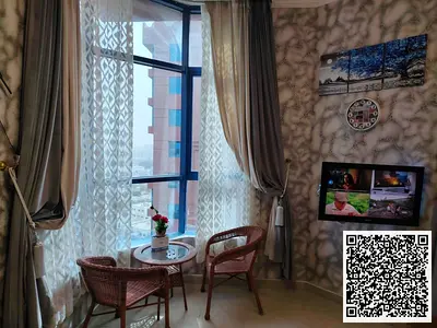 1 BHK AVAILABLE FOR SALE IN NUAMIYA TOWERS AJMAN.......