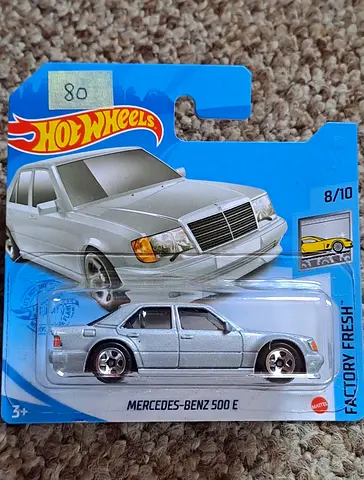 Hotwheels  - Mercedes-Benz 500E Silver.