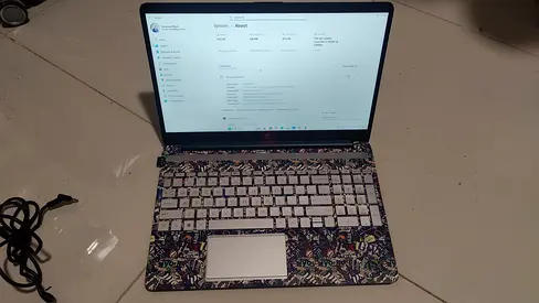 15.6-inch Laptop with Custom Skin — Working Windows Laptop