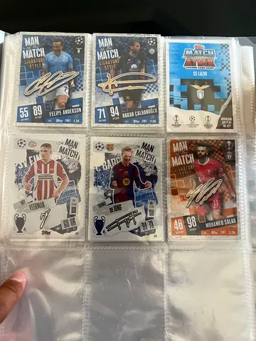 Football players card