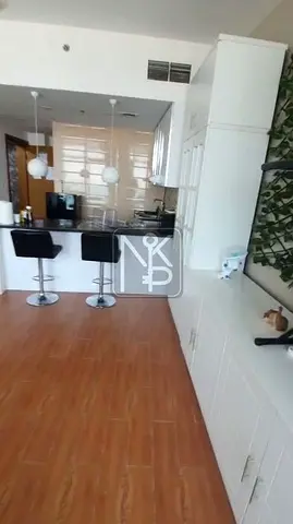 High-Floor 1BR | Furnished Apartment | Balcony with City & Sea Views