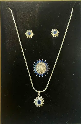 925 Silver jewelry set for sale